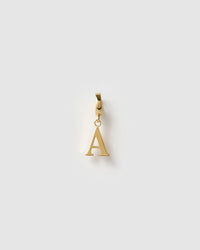 Alphabet Clip-On Gold Charm