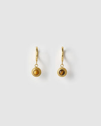 Asher Earrings - Tiger's Eye