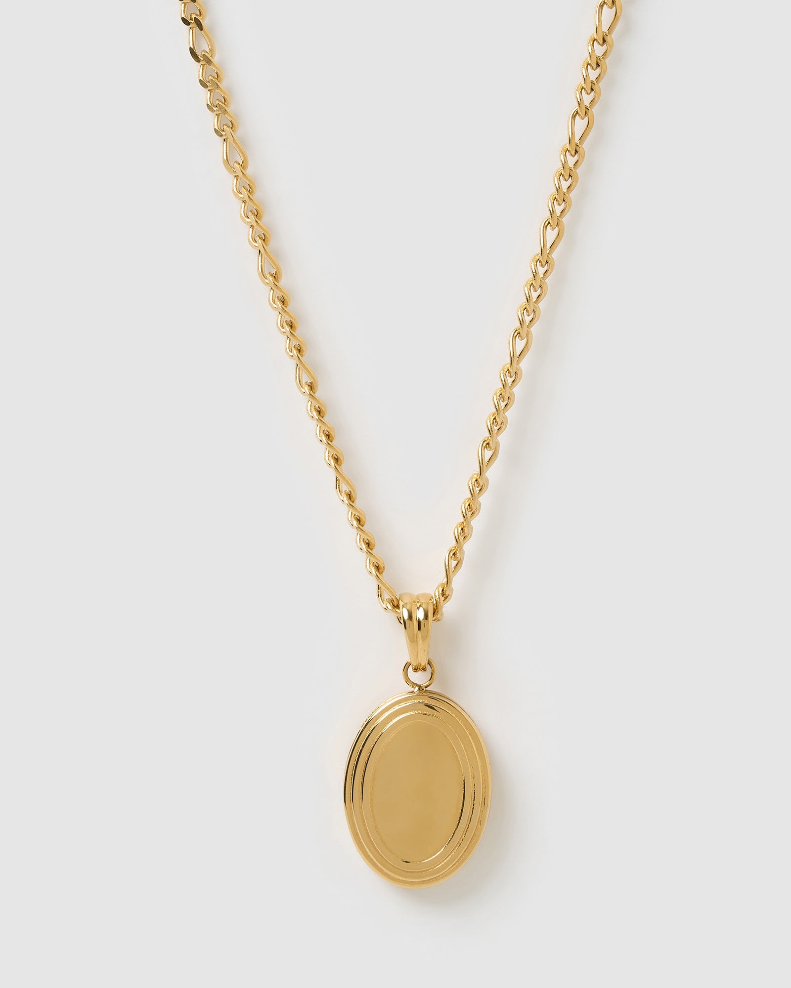 Classic Gold Locket Necklace – Arms Of Eve - Main Image