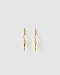 Cornicello Gold Charm Earrings - Large