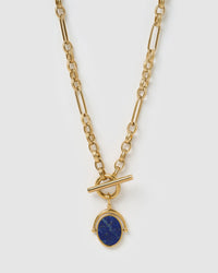 Delilah Spinner Necklace - Lapis Lazuli