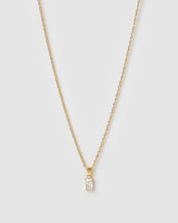 Gia Gold Necklace - Stone