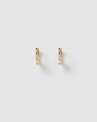 Holi Gold Huggie Earrings