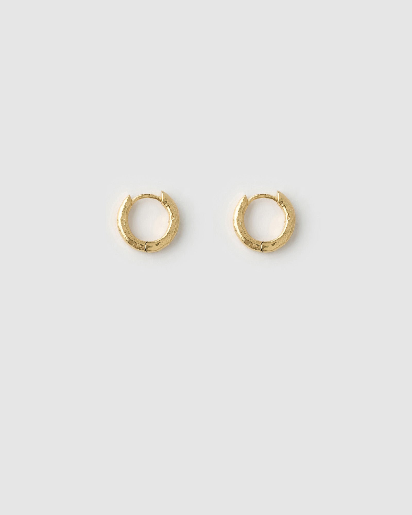 Luka Gold Huggie Earrings – Arms Of Eve - Main Image