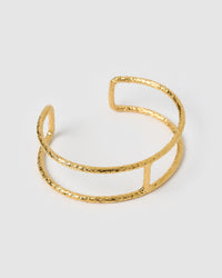 Maya Gold Cuff Bracelet