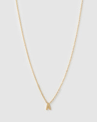 Mini Initial Gold Necklace