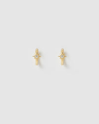 Nova Gold Huggie Earrings