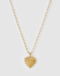 Queen Of Hearts Gold Necklace