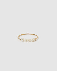 Remi Gold and Pearl Ring