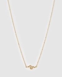 Serpent Gold Necklace