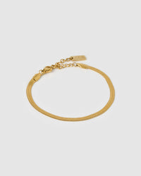 Sylvia Gold Snake Chain Bracelet