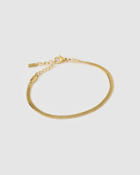 Sylvia Gold Snake Chain Bracelet