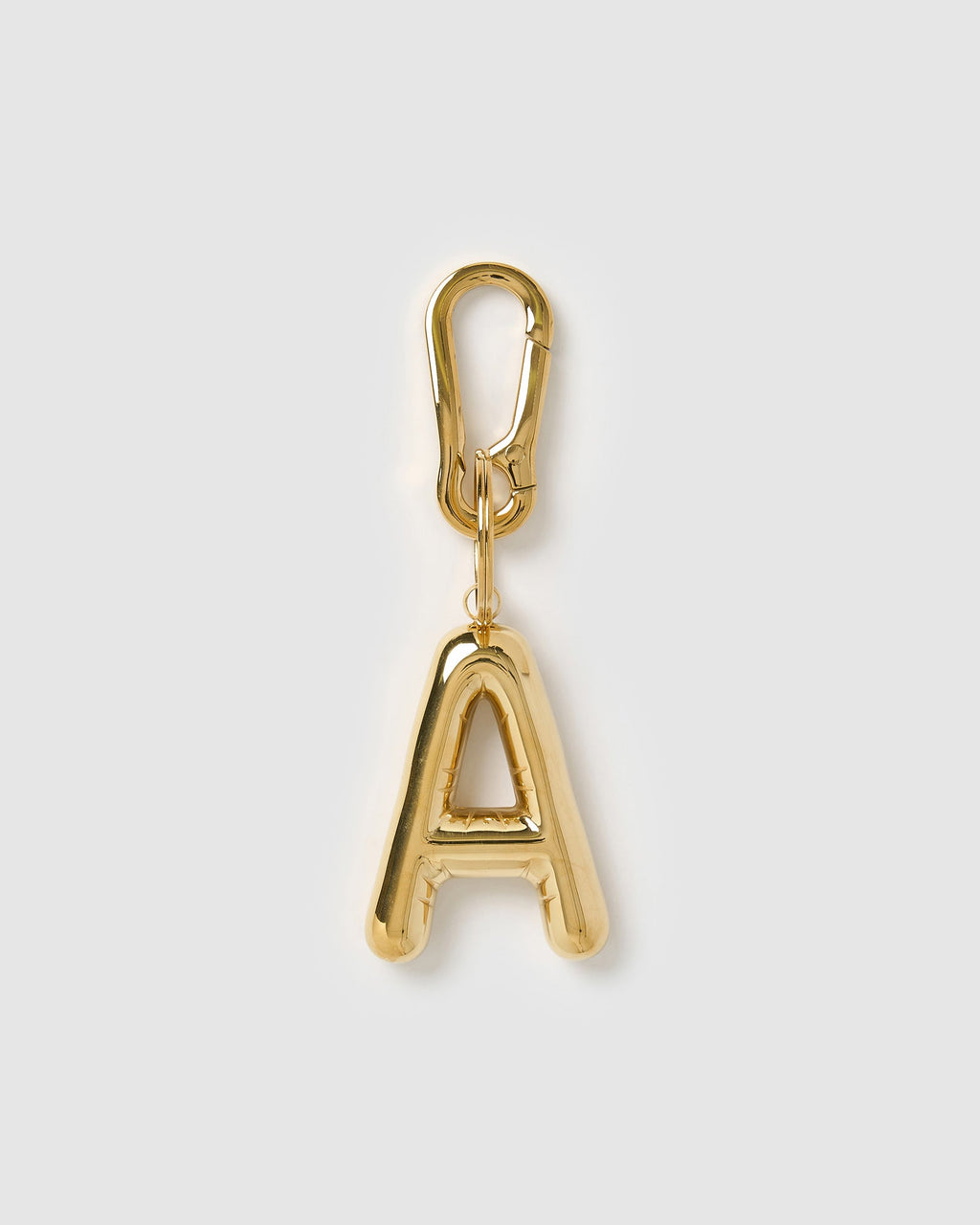 Alphabet Gold Key Ring-A