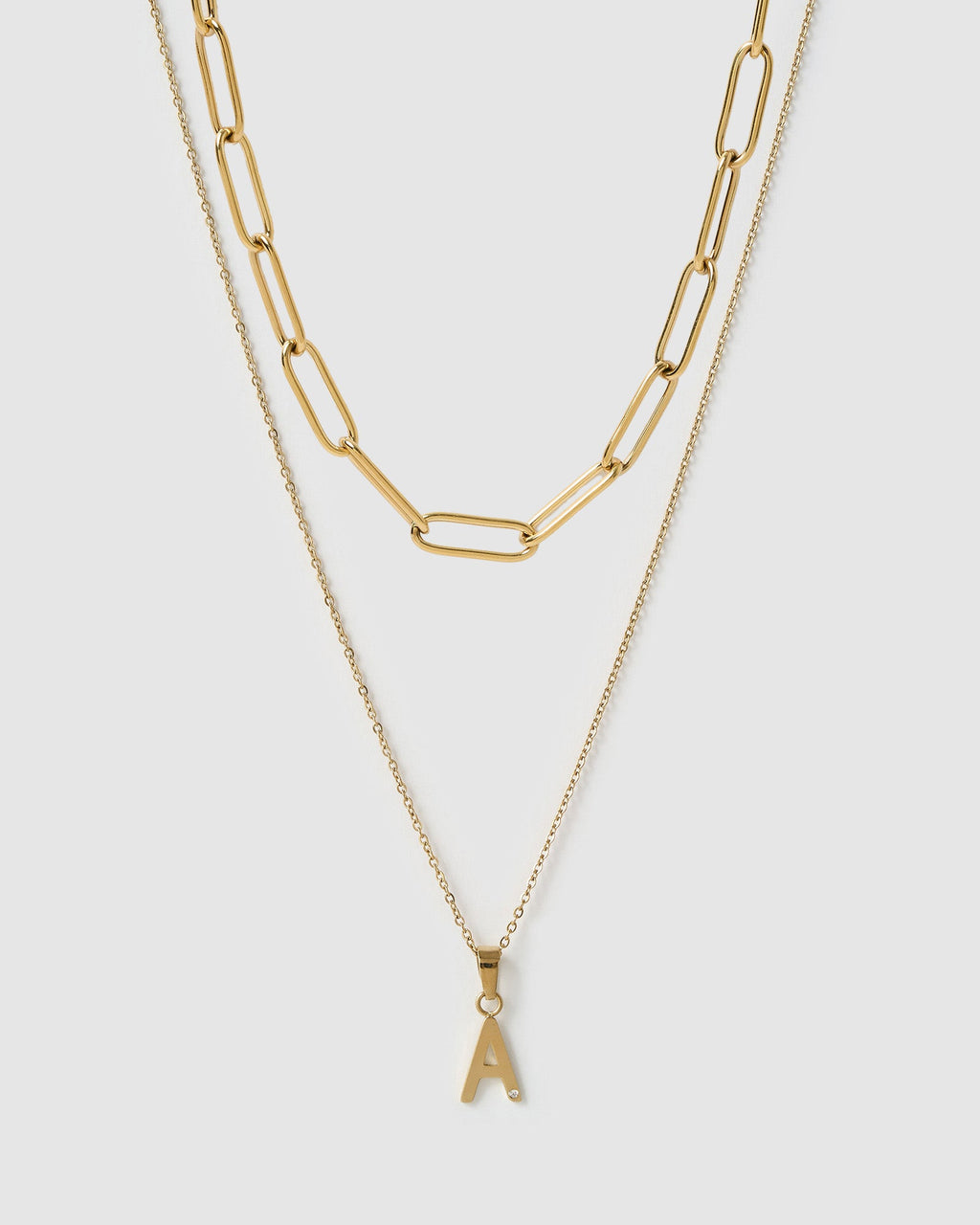 Alphabet Necklace Stack-A