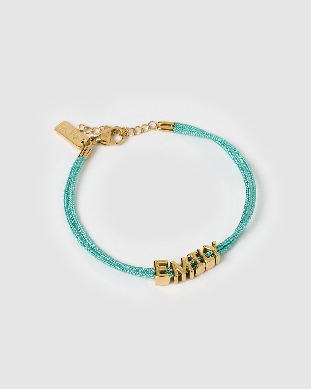Alphabet String Bracelet - Sky-A