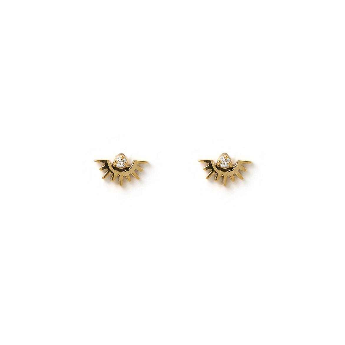 Asteria Gold Studs