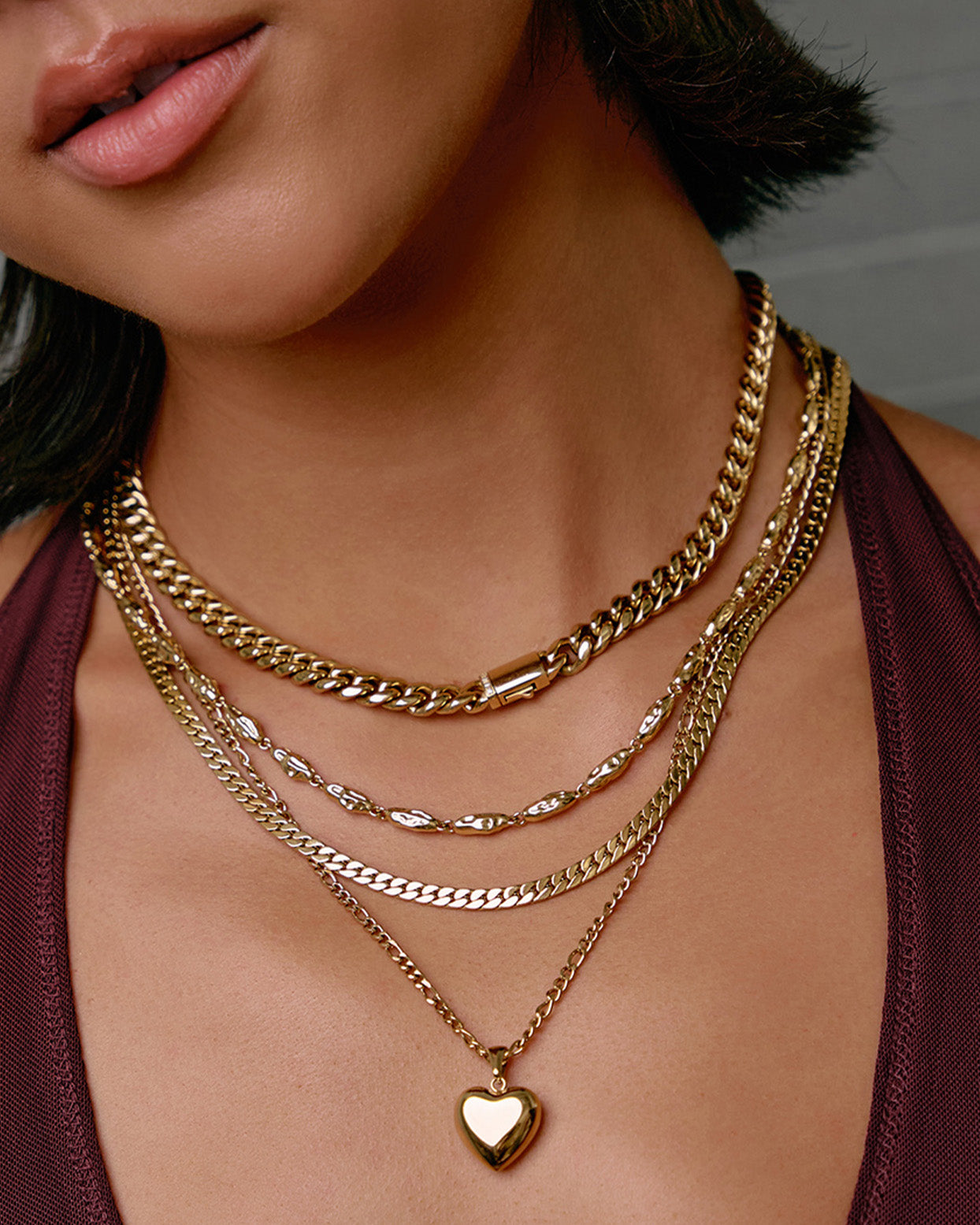 Senses Charm Combo Necklace – Arms Of Eve