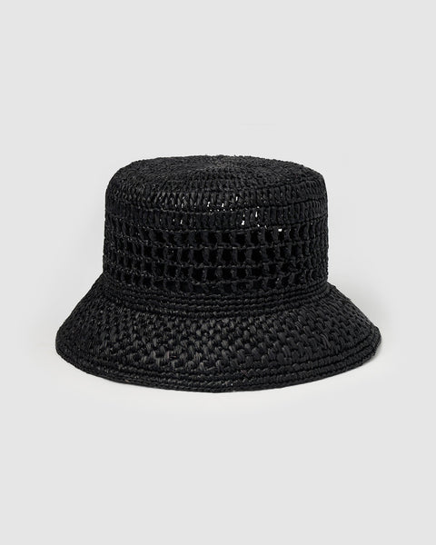 Camille Sun Hat - Black – Arms Of Eve display picture 2