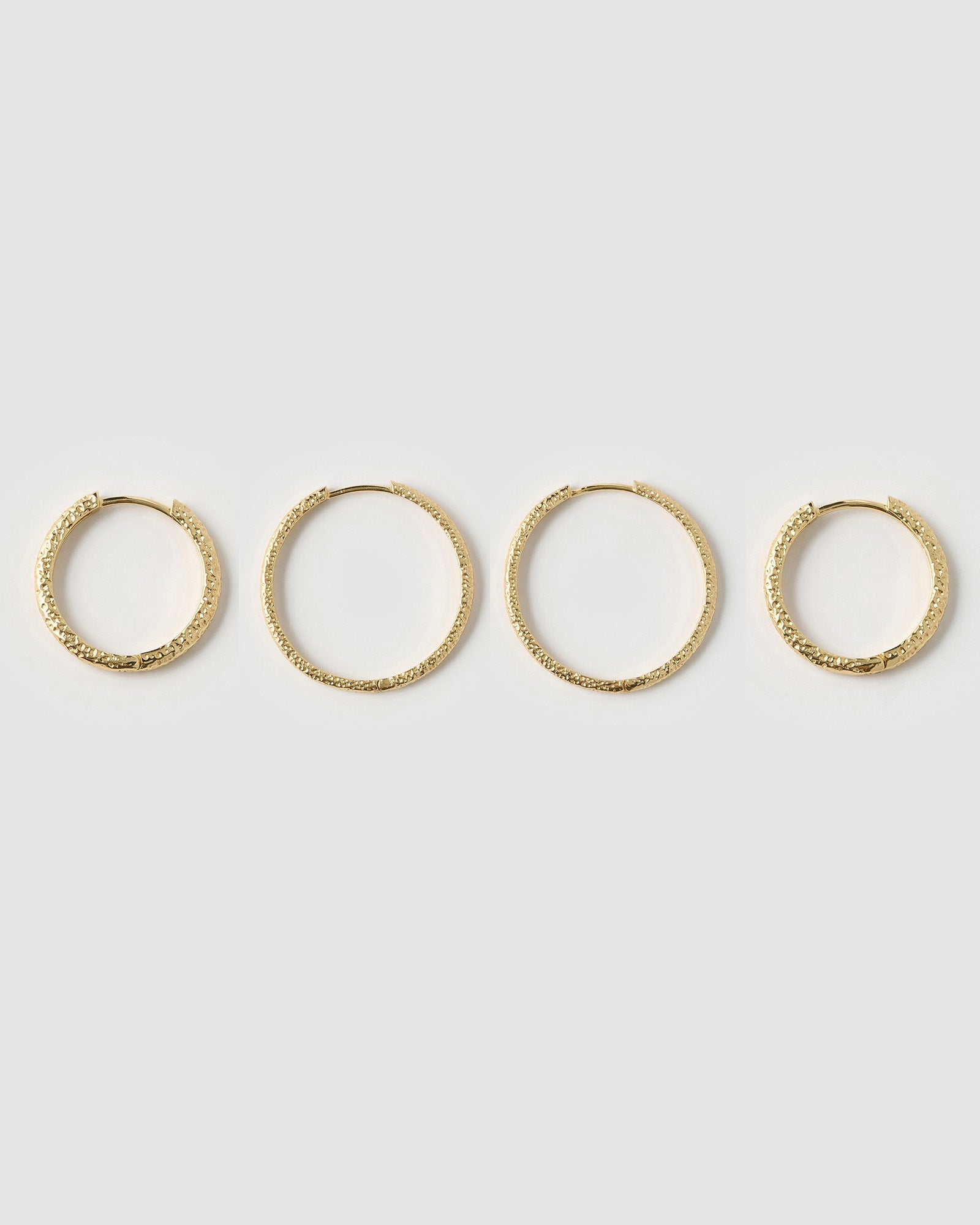Doubles Hoop Stack Double Hoop Earring Stack - Gold – Arms Of Eve