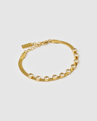 Jordyn Gold Bracelet - Stone