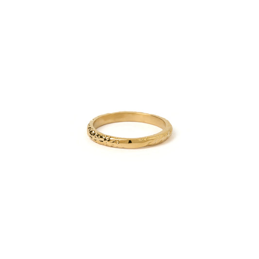 Lorenzo Gold Stacking Ring