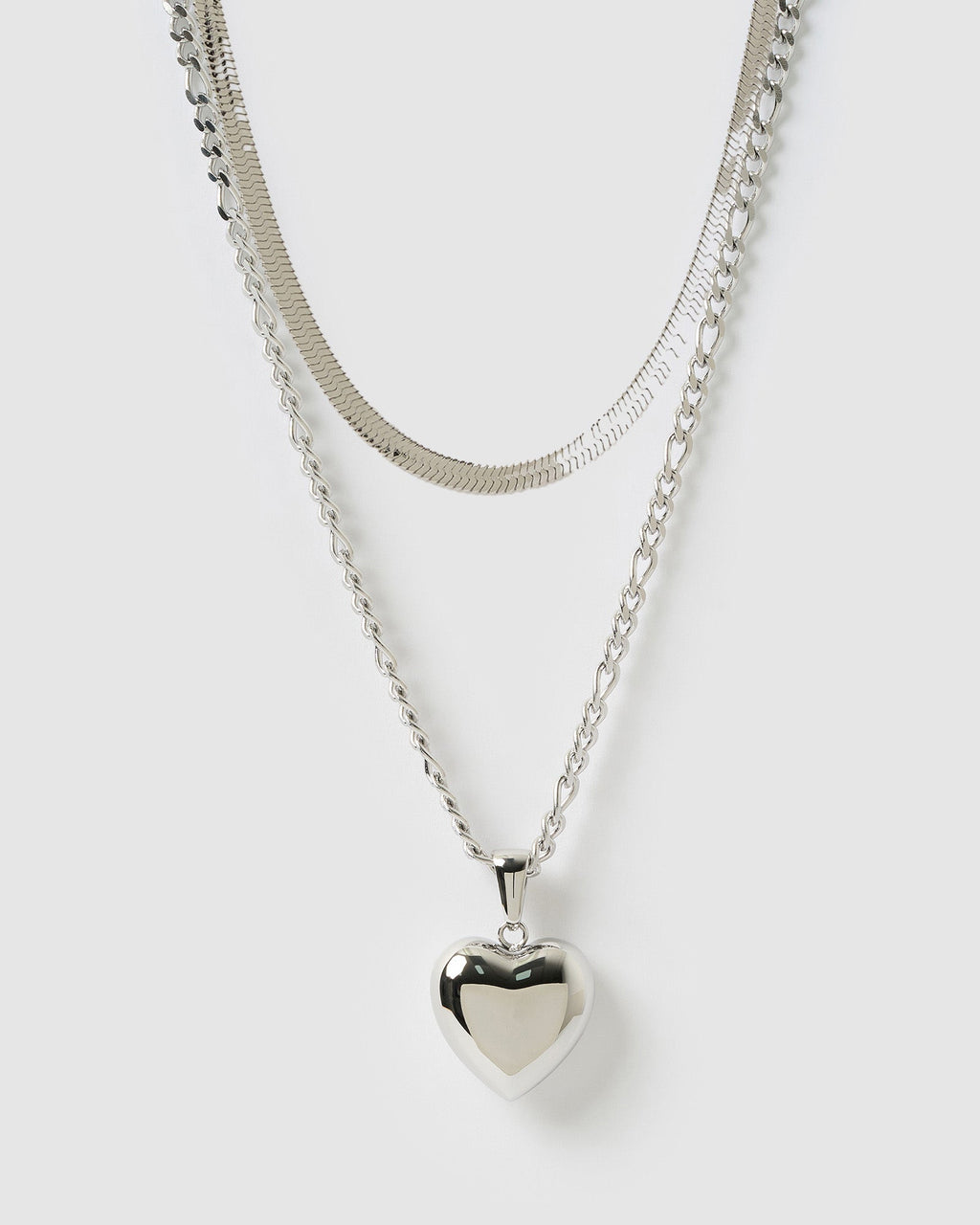 Lovebird Necklace Stack Silver – Arms Of Eve