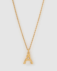 Luxe Letter Necklace - Small