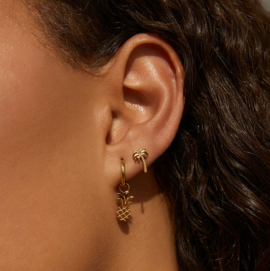 Palm Springs Gold Studs