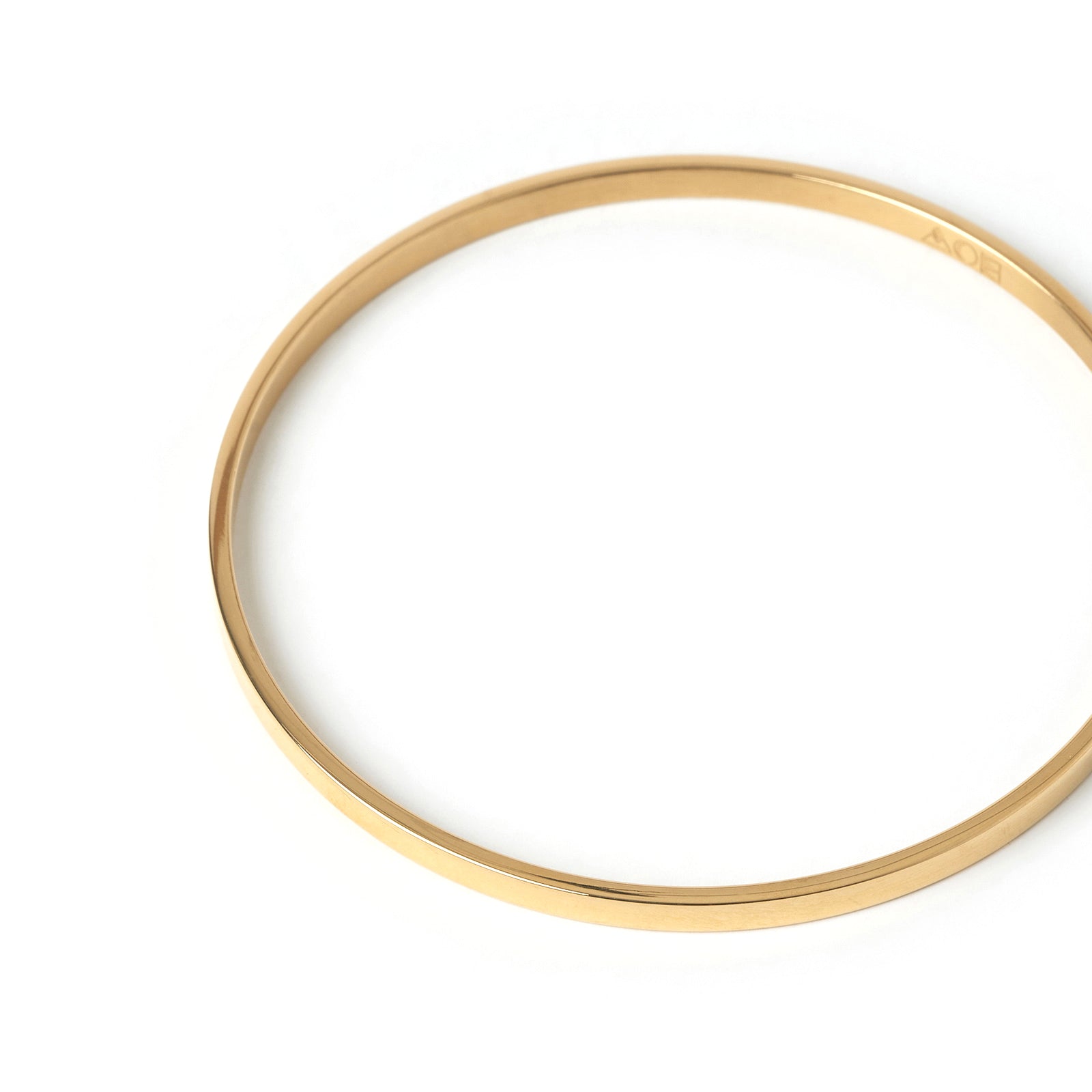 Plain Gold Anchor Link Bracelet - Grownbrilliance