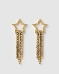Starburst Gold Earrings
