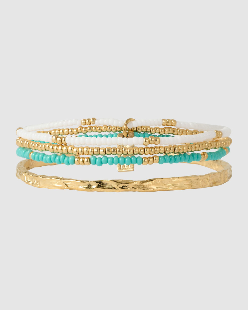 Sunshine Bracelet Stack Ocean – Arms Of Eve