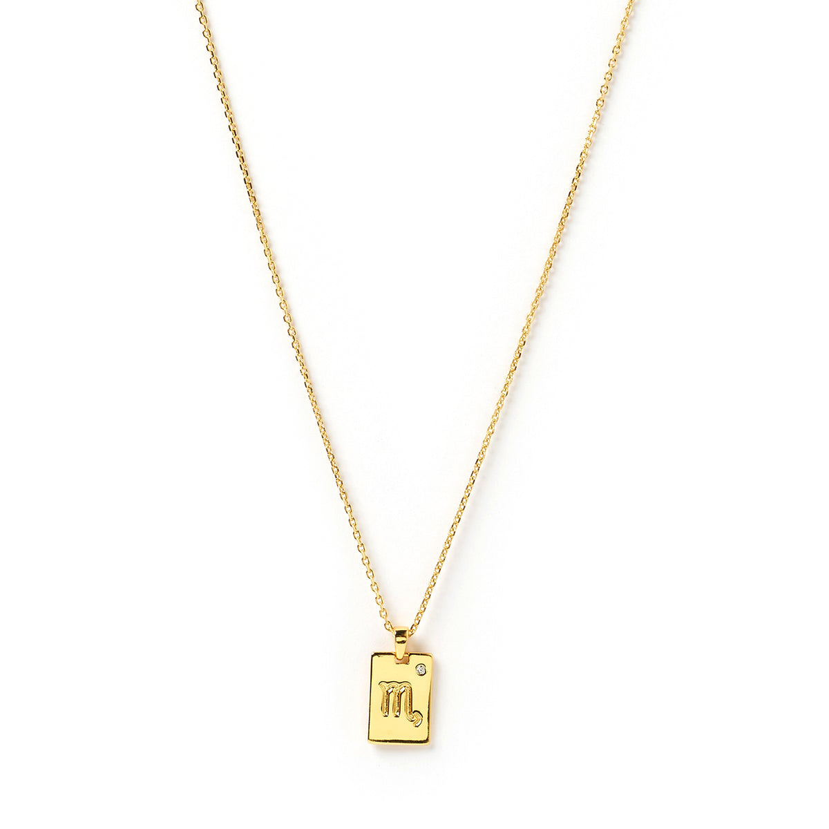 Rectangle Tag Necklace - Gold – Alana Maria Jewellery